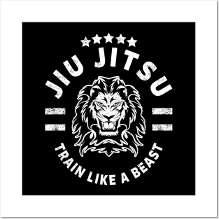 JIU JITSU - TRAIN LIKE A BEAST Posters and Art